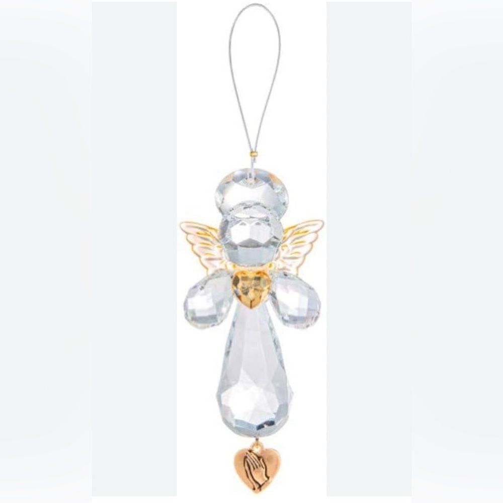CRYSTAL ANGEL CHARM - THANK YOU CHARM
